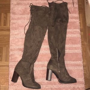 Over the knee high boots